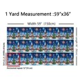 thumbnail image 3 of Homewish Western Christmas Fabric by the Yard 2 Yard,Chic Xmas Tree Room Decor Fabric by the Yard,Happy New Year Fabric for Sewing For Girl Boy,Microfiber Bedroom Decor, 3 of 6