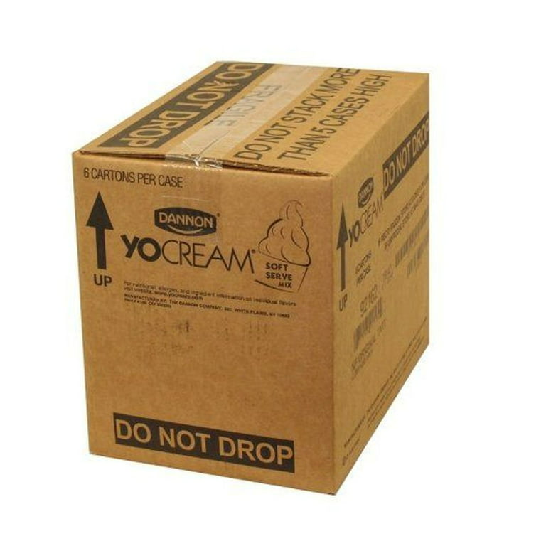 Dannon YoCream Nonfat Cable Car Chocolate Frozen Yogurt Case