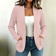 thumbnail image 2 of MaFYtyTPR Women's Open Front Cardigan Sweater Ribbed Knit Casual Tops Fall Winter Warm Long Sleeve Kintted Coats with Pockets 01-Pink XL, 2 of 6