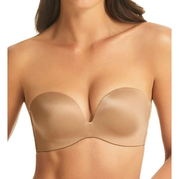 Women's fine lines RL136 Refined Wireless Strapless Convertible Bra (Nude 34D)
