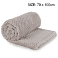 thumbnail image 4 of Unique Bargains Luxury Fleece Bed Blanket Woven Mesh, 4 of 10