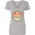 thumbnail image 3 of Inktastic Chicken Farmer Women's V-Neck T-Shirt, 3 of 5