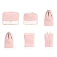 thumbnail image 2 of dajkiuy Packing Cubes For Travel, 6 Set Luggage Organizers With Shoe Bag, Electronics Bag, Cosmetics Bag, Compression Cells, Accessories Bags With Lightweight Fabric, 2 of 6