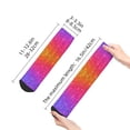 thumbnail image 4 of Pofeuu Holiday Shiny Print 30cm Socks, Adult Running Hiking Socks for Youth and Adult, 4 of 7