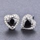 thumbnail image 3 of Bolso lleno de diamantes de piedra blanca, pendientes encantadores, nicho de lujo ligero de estilo europeo y americano, 3 of 6