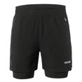 thumbnail image 3 of Men 2 in 1 Running Shorts Quick Drying Breathable Active Training Exercise Jogging Marathon Cycling Shorts, 3 of 7
