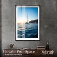 thumbnail image 2 of Sailboat at Sunset Glow Shadowbox Print Travel Art Prints by Notoriart, Black Frame, 37 x 55, 2 of 7