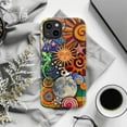 thumbnail image 5 of Cosmic Sun & Moon Collage Phone Case, Trippy Celestial Galaxy Psychedelic Aesthetic Protective Cover for iPhone 16 15 14 13 12 11 Pro Max Plus Mini, 5 of 6