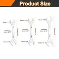 thumbnail image 2 of Uxcell 3pcs 3/4" 13/16" 7/8" 15/16" 1" 1-1/16" SAE Double Open End Thin Wrench Set, 2 of 8