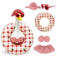 thumbnail image 6 of Feledorashia Goose Clothing Outdoor Decor, Lawn Goose Outfit, Large 23 Inch Porch Goose Costume, Durable Polyester Garden Party Accessory, 6 of 6