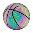 thumbnail image 1 of Yeacher Reflective Basketball Wear-resistant Cool Glowing Luminous Colorful Basketball for Adults, 1 of 7