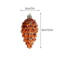 thumbnail image 7 of KCEHTA 8PCS Christmas Pine Cone Ornaments, Pine Cone Ornaments for Christmas Tree, Glitter Pinecone Christmas Ornaments for Xmas Tree Fall Thanksgiving Decorations, 7 of 7