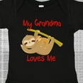 thumbnail image 4 of Inktastic My Grandma Loves Me Sloth Boys or Girls Baby Bodysuit, 4 of 5