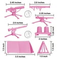 thumbnail image 3 of BMC Classic Plastic Army Men Playset Accessories - 10pc Military Camp - US Made, 3 of 6