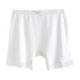 thumbnail image 3 of Acaics Girls' Shorts for Home Lace Bow Safety Shorts Elastic Waist Under Dress, 3 of 6