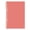 Coral, variant on Haosy Lavender Gray Notebooks 1-subject Journal 60 Sheets A5 College Ruled Paper Detachable Ring 8.3"x5.7"