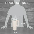 thumbnail image 2 of 40oz Stainless Steel Vacuum Tumbler with Lid and Straw for Water, Iced Tea or Coffee, Smoothie, 2 of 5