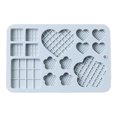 thumbnail image 3 of Moldes de silicona Flor de amor DIY Waffle Chocolate Fondant Cake Pudding Jelly Mold Ndcxsfigh Libre de BPA, 3 of 6