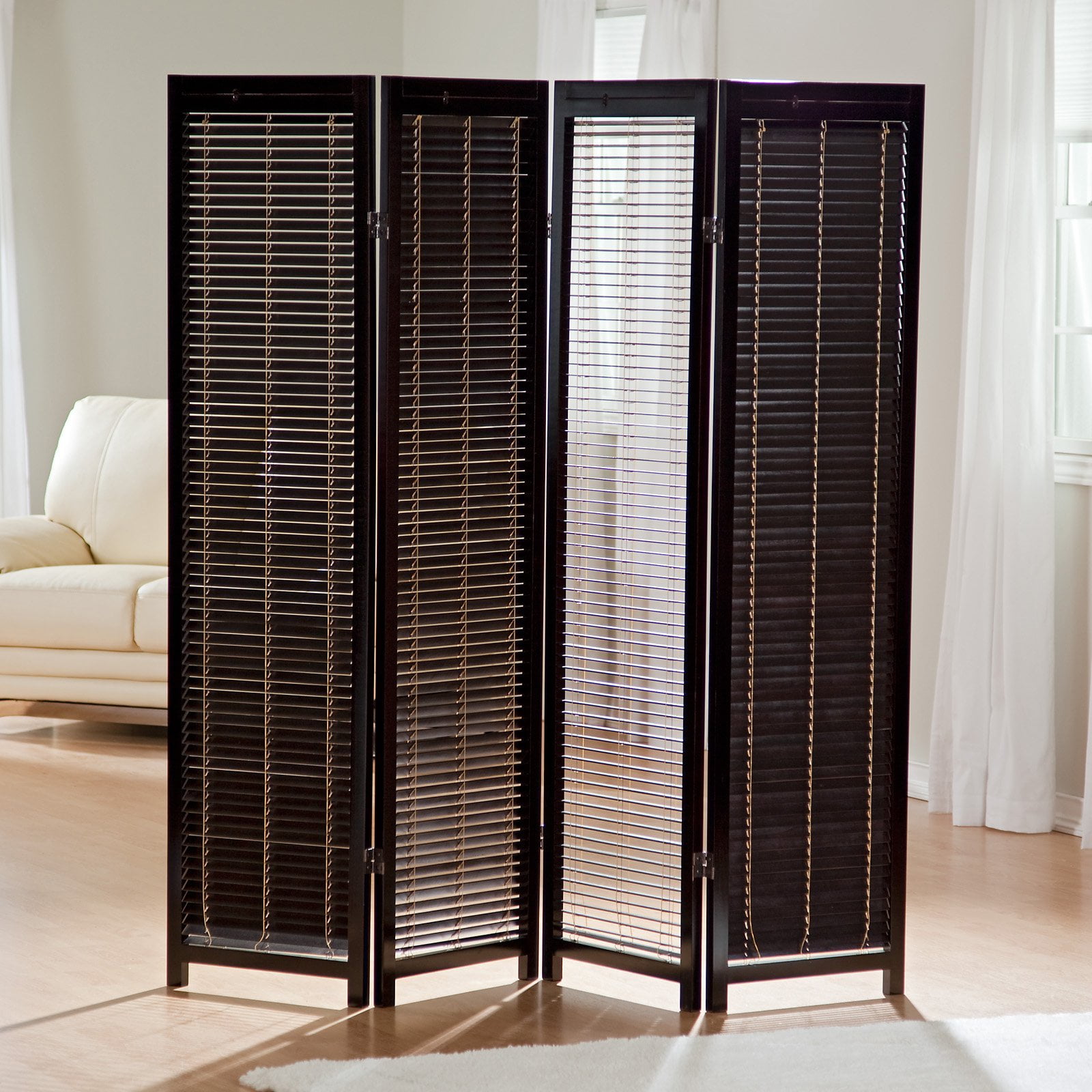 Tranquility Wooden Shutter Room Divider
