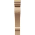 thumbnail image 2 of 6"W x 12"D x 36"H Thin Mayflower Rough Cedar Woodgrain TimberThane Corbel, Primed Tan, 2 of 6