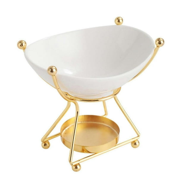 Removable aromatherapy burners with nonslip base, ceramic diffuser for essential oils for safe use in any room.