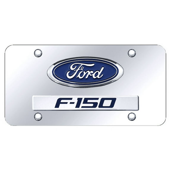 Au-TOMOTIVE GOLD Dual Ford F150 Chrome on Chrome Plate