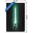 thumbnail image 3 of Star Wars: Original Trilogy - Green Lightsaber Wall Poster, 22.375" x 34", Framed, 3 of 3