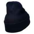 thumbnail image 3 of San Francisco Skyline Embroidered Cuffed Long Beanie - Navy OSFM, 3 of 5