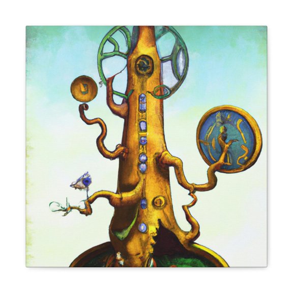 Cypress in Steampunk Ages - Canvas