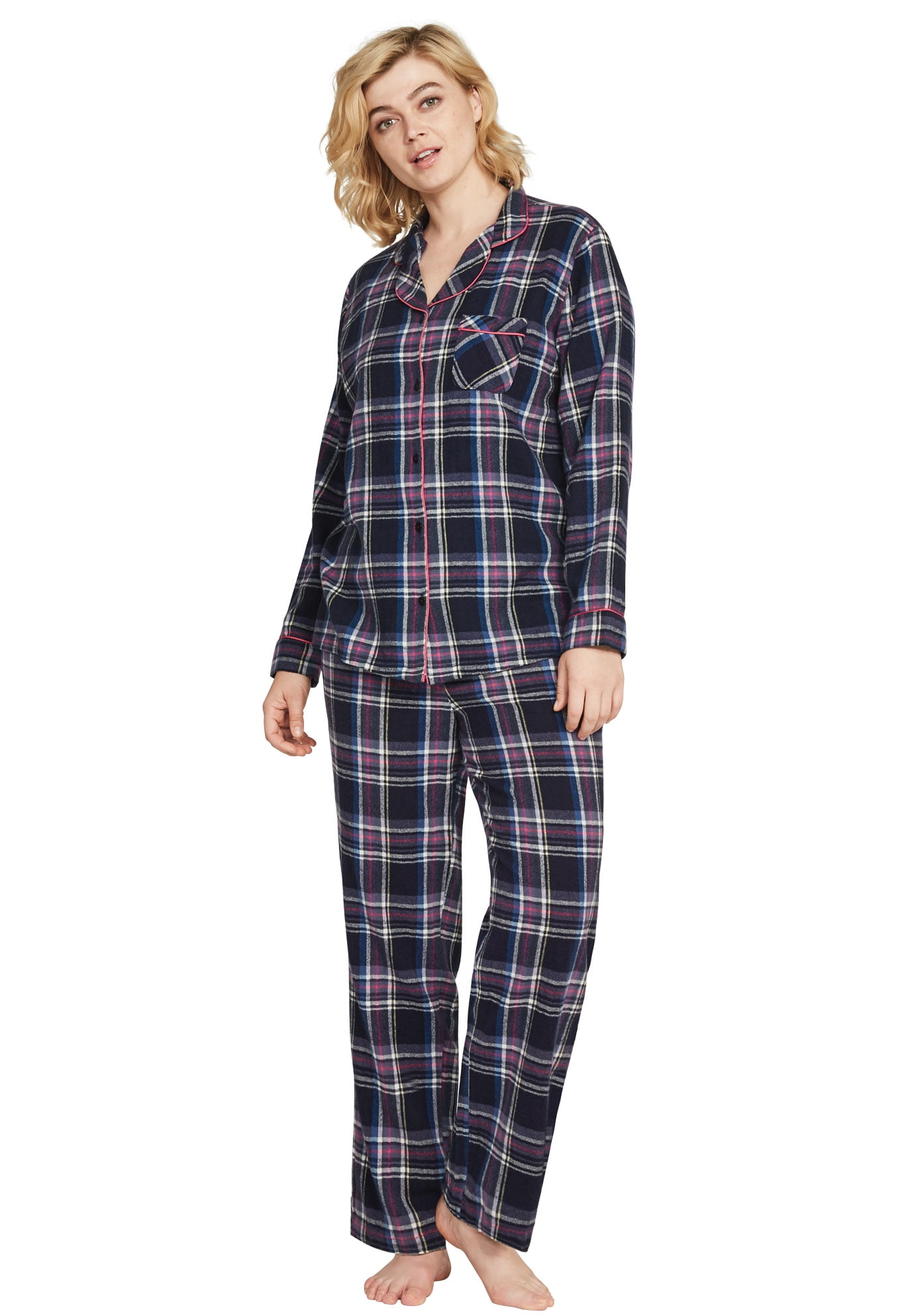 plaid pajama pants plus size