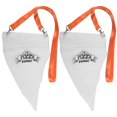 thumbnail image 1 of Bolsa de almacenamiento portátil transparente para Pizza, comida rápida sellada con cordón desmontable para exteriores, 2 uds., 1 of 10