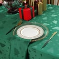 thumbnail image 4 of SASTYBALE Christmas Tablecloth Rectangle, Jacquard Snowflake Pattern Table Cloth for Rectangle Tables, Water Resistant Rectangular Tablecloths for Dining Room & Holiday Decoration, 4 of 7