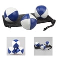 thumbnail image 3 of HILABEE 3/Set Smooth & Soft Clown Juggling Ball Acrobatics Toss Ball With Storage Bag Interactive Sports Training Juggle Toys Blue White, 3 of 9