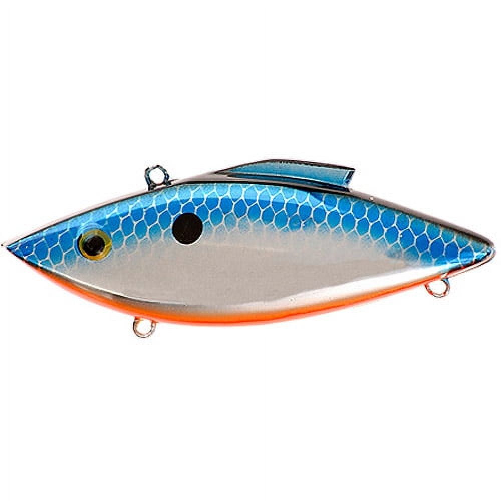 (2 pack) Bill Lewis Rat-L-Trap Lipless Crankbait 3'' 1/2 oz. - Chrome Shad