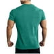 thumbnail image 4 of pstuiky Camisa de manga corta para hombre, Blusas casuales de verano para hombre, de manga corta, color liso, con cuello redondo y para fitness ropa de hombre xxxl, 4 of 4