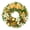 Golden, variant on Ruanlalo Christmas Wreath Window Stickers Electrostatic Window Decals Wreath Pattern Glass Sticker for Home Shop Xmas Decoration