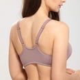thumbnail image 3 of Sostén DELIMIRA con Cierre Frontal y Espalda Deportiva Talla Grande 40D Mochaccino, 3 of 4