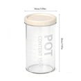 thumbnail image 3 of Airtight Food Storage Containers Clear Plastic Stackable Jars for Kitchen Pantry Snacks Grains Dried Goods Organization, 3 of 7