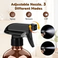 thumbnail image 4 of Tarvako 2 Pack Glass Spray Bottle with Silicone Sleeve Protection, 16 oz Refillable Containers with Adjustable Spray Nozzles, Reusable Mist Spray Bottle for Hair, Cleaning Solutions, Plants, Pets, 4 of 7
