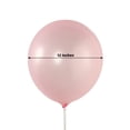 thumbnail image 3 of Efavormart 50 Pack Blush Biodegradable Balloons, Eco-friendly Thickened Extra Strong Latex Helium Party Balloons - 12", 3 of 10