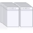 thumbnail image 1 of 100 pcs waterproof plastic name badge holders, 120 x 73 mm, 1 of 6