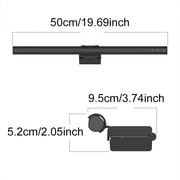 Monitor Light Bar, USB Eye-Care Dimmable Computer Lights Bar with RGB Backlight, Dual Light Reading Screen Lamp for Desk Office Home Game, 50 cm