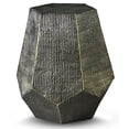 thumbnail image 1 of Steve Silver Donato Hexagon Brass Metal End Table, 1 of 5