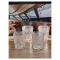 thumbnail image 3 of Set of Four Clear Paisley Acrylic Stemless Whiskey Glass, 3 of 5