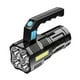 thumbnail image 4 of Reflector de 4 LED de alta luminosidad, linterna recargable por USB, haz potente e impermeable, luz lateral para camping, luz de emergencia para exteriores, guantes portátiles, equipo de, 4 of 9