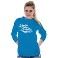 thumbnail image 3 of Cute Cardio Weights Protein Shakes Women's Long Sleeve T Shirt Brisco Brands 2X, 3 of 6