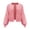 Pink, variant on COMVALUE Women's Long Sleeve Open Front Knit Cropped Cardigan Sweaters Casual Drop Shoulder Short Shrugs Sweater Coats (Beige, L)