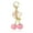 Pink Gold, variant on Cute Cherry Keychain,Kawaii Cherry Purse Charms for Women Car Keys Decor Gifts Accessories (Red)