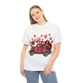 thumbnail image 4 of Unisex Valentines Day Tshirt, Hearts and floral print Tshirt, 4 of 4
