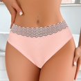 thumbnail image 2 of vigerkar Women's Seamless -Lifting Panties - Mid-Rise Full Coverage Underwear with Color-Block Design & Tummy Control Light Pink, XS, 2 of 4